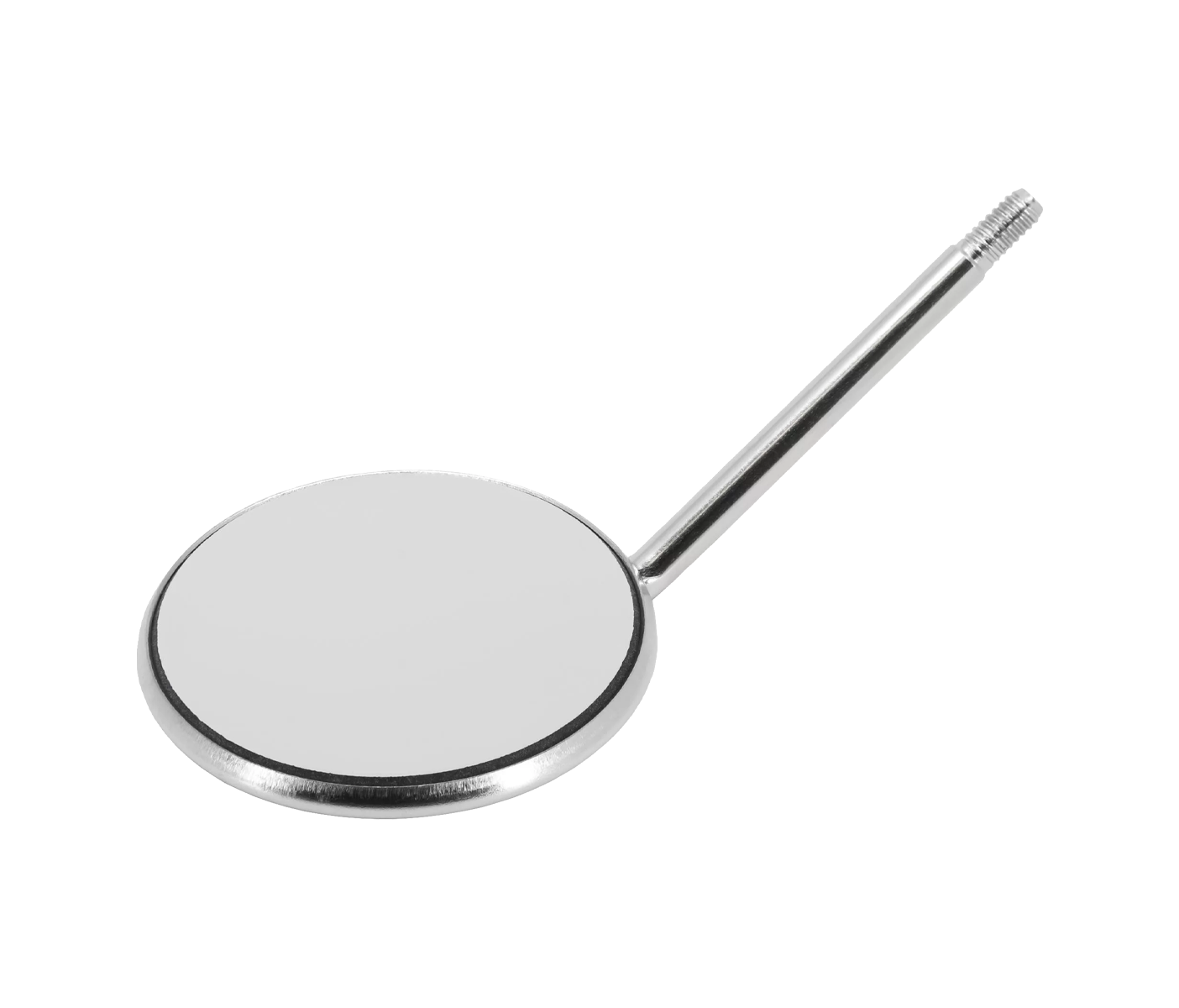 Hahnenkratt TOPvision FS Rhodium - родиевое зеркало без ручки, плоское, №6, диаметр 26 мм, 12 шт