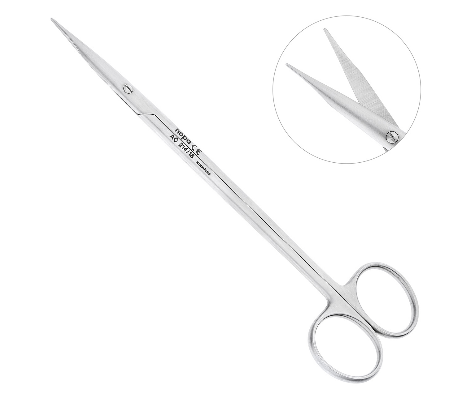 Nopa Instruments AC 214/18 - ножницы для рассечения REYNOLDS, прямые, 18 см