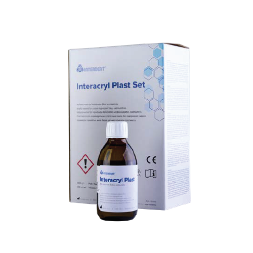 Жидкость для пластмассы по изготовления индивидуальных ложек INTERACRYL PLAST, для холодной полимеризации. Упаковка 250мл., арт: 1524
