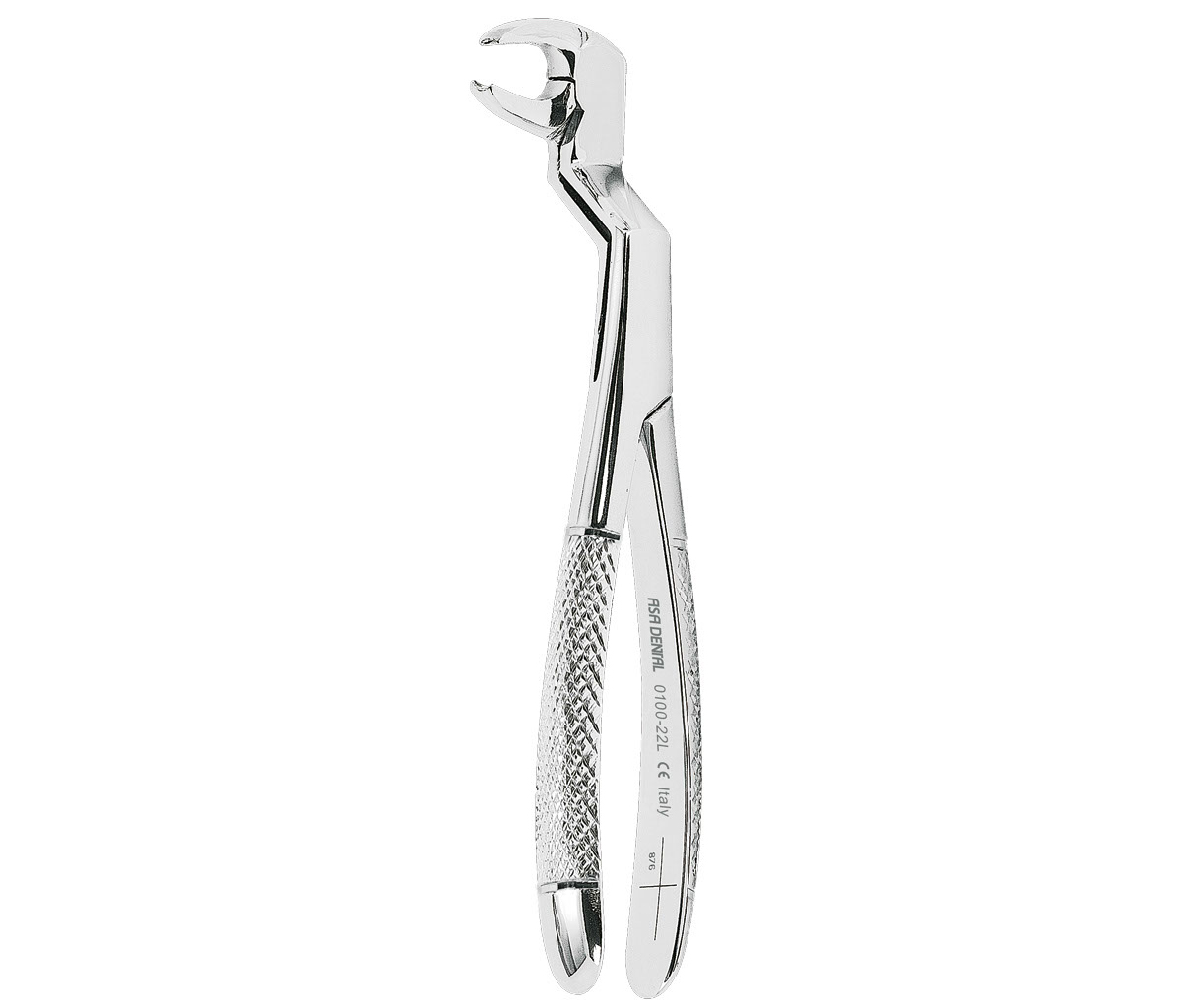 Asa Dental 0100-22L - щипцы N22L для удаления зубов для нижних и левых третьих моляров с зубчиками