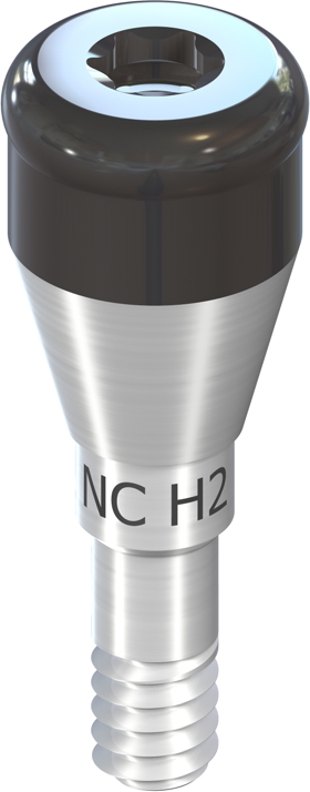 Прямой абатмент Novaloc 0° NC, высота 2 мм, TAV