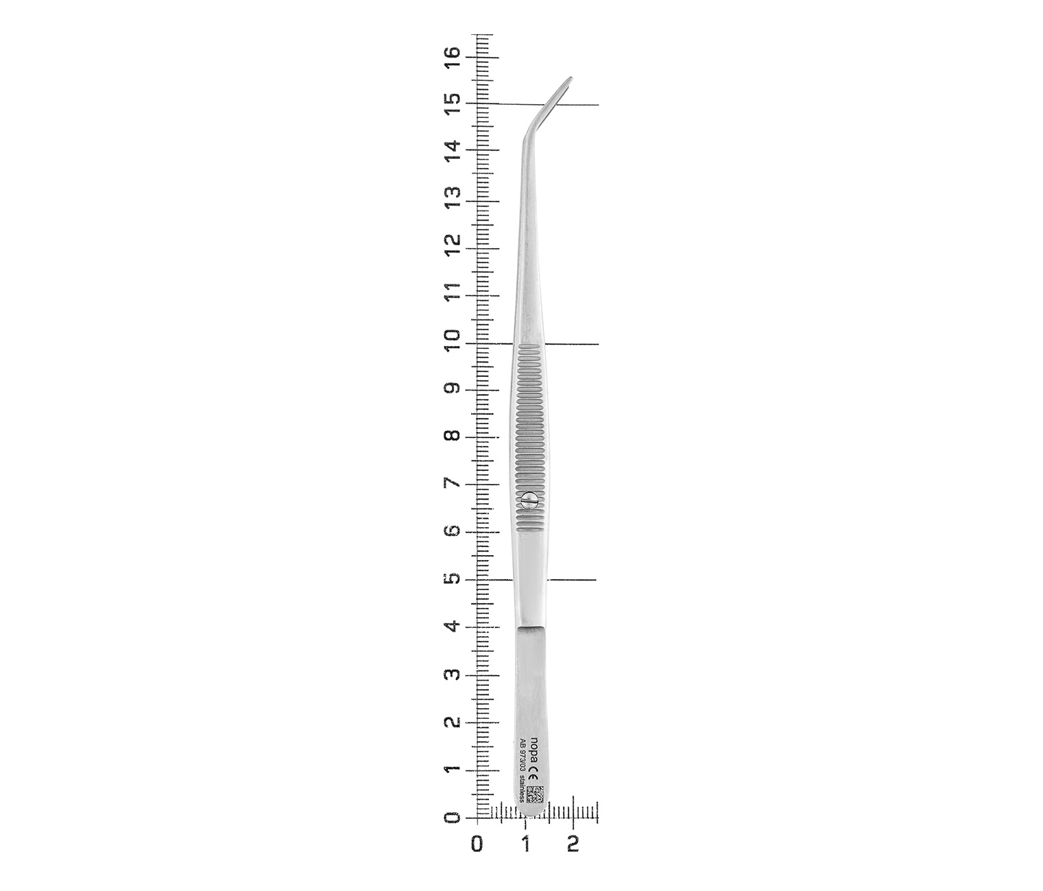 Nopa Instruments AB 973/03 - пинцет перевязочный с фиксатором LONDON COLLEGE №3, 15 см