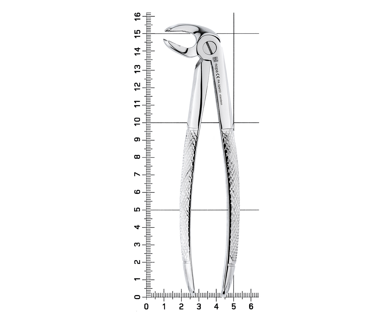 Nopa Instruments PA 024/00 - щипцы извлекающие для моляров нижней челюсти левые №24