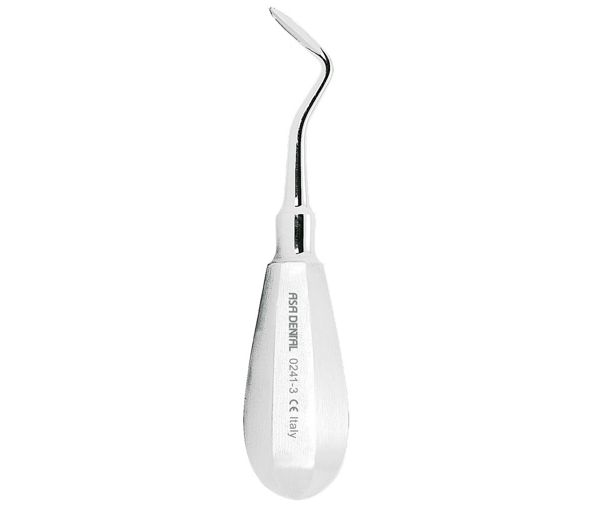 Asa Dental 0241-3 - элеватор N3 изогнутый к себе, 3,5 мм