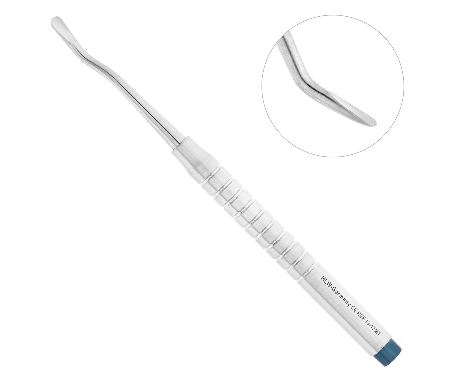 HLW 13-17MT - элеватор мини изогнутый, 4,5 мм, дистальный