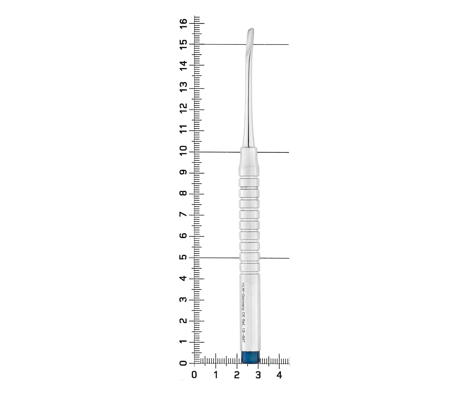 HLW 13-4MT - элеватор мини изогнутый, 3,5 мм, нижняя челюсть