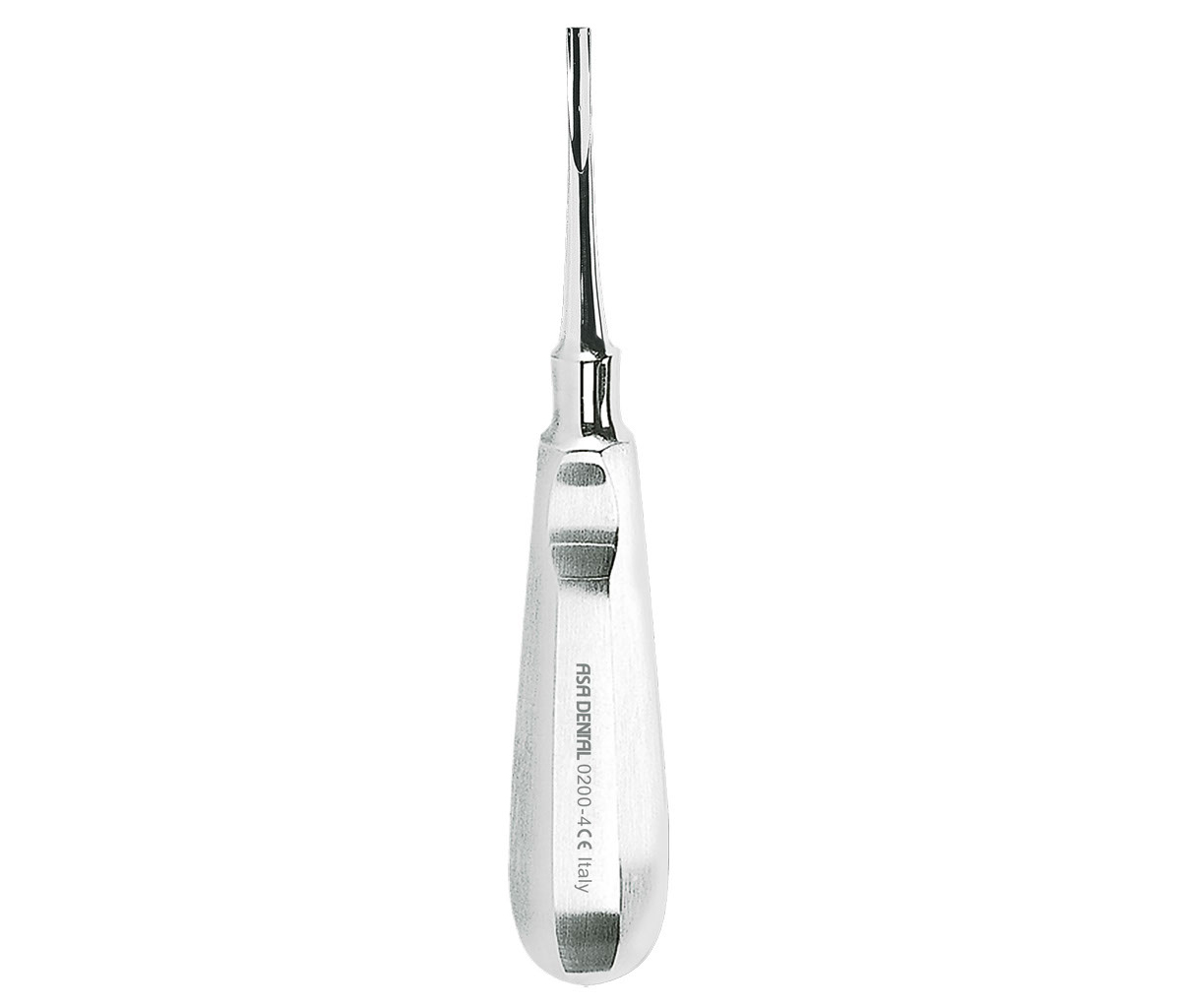 Asa Dental 0200-4 - элеватор N4 прямой с плоским концом, 4 мм