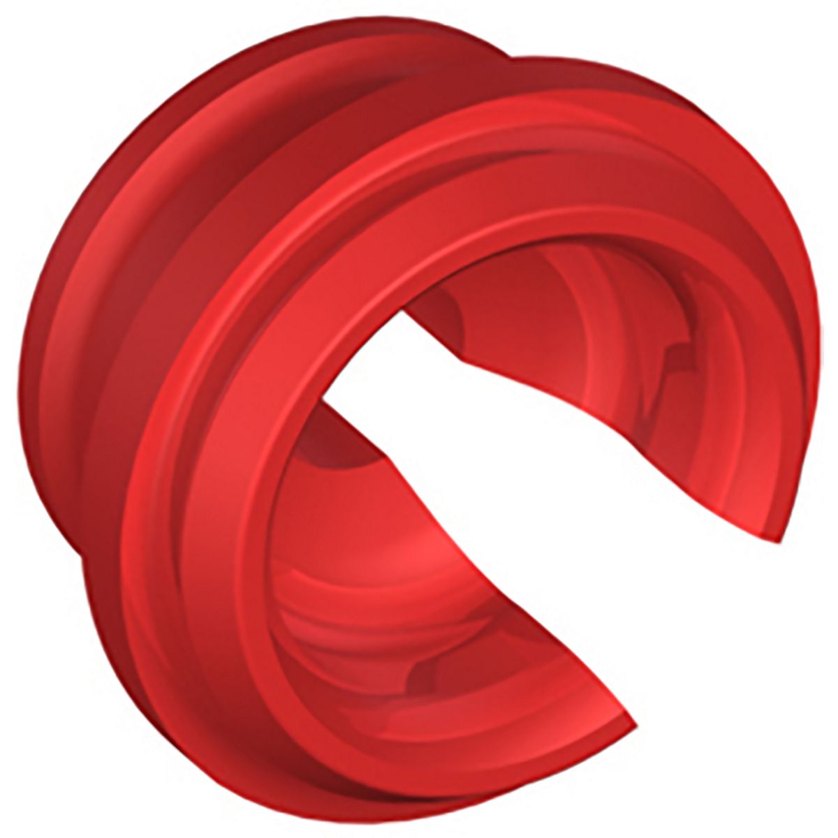 Вставка ретенционная Optiloc Красная Экстра-низкая сила ретенции PEEK 4 шт.