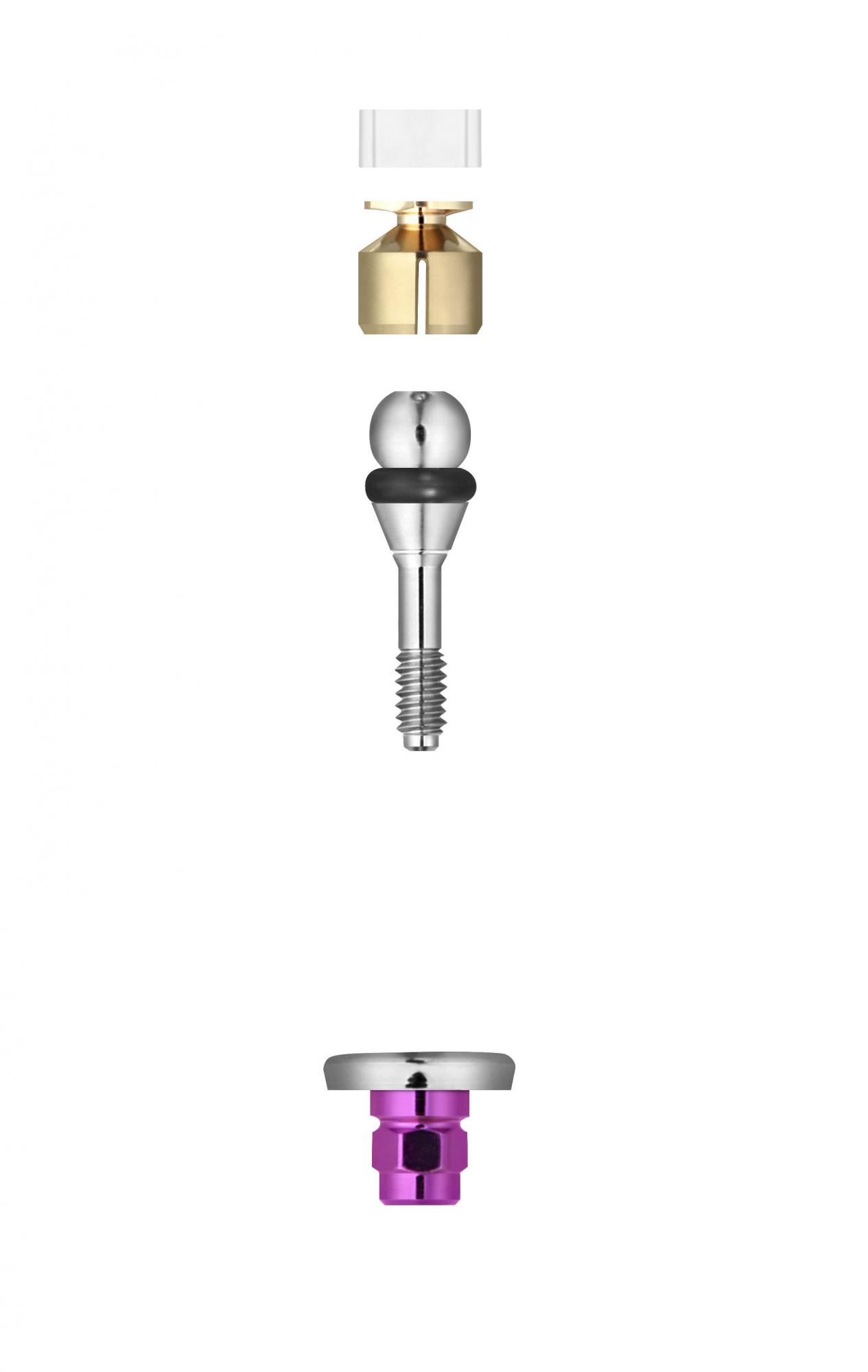 Шаровидный аттачмент FRIADENT Ball and Socket Attachment, размер D5.5/GH1, арт: 45-3161