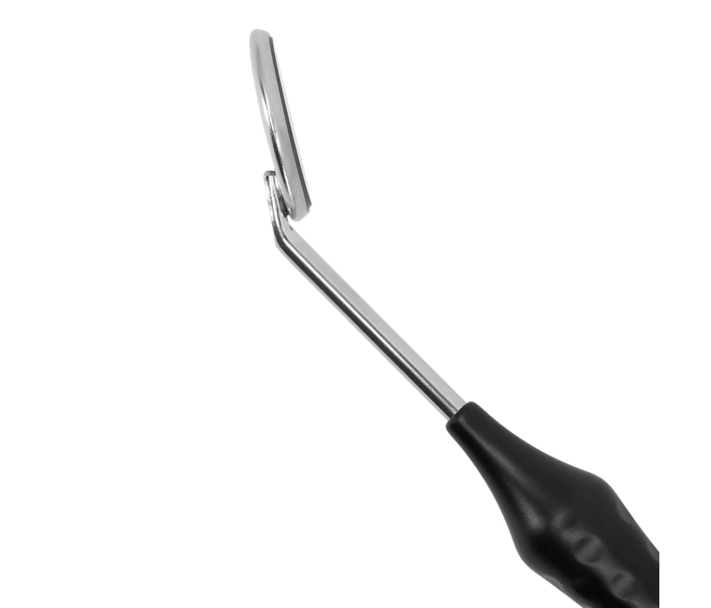 Hahnenkratt TOPvision FS Rhodium - родиевое зеркало без ручки, плоское, №2, диаметр 18 мм, 12 шт
