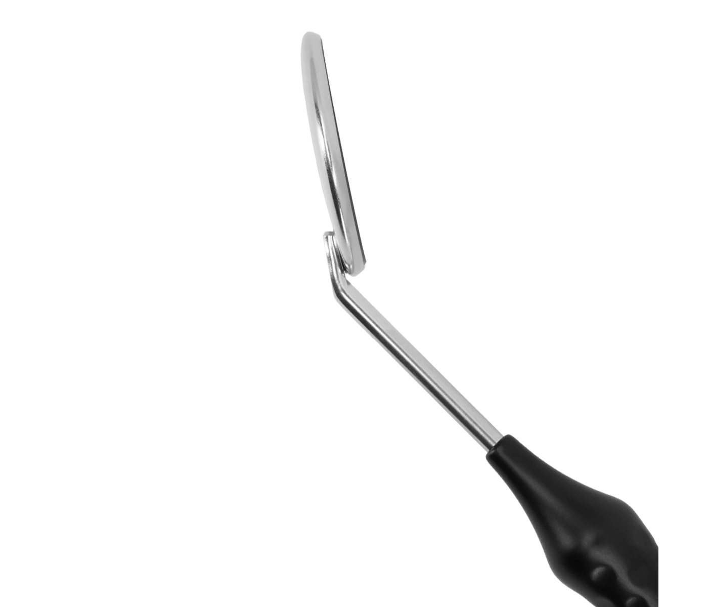 Hahnenkratt TOPvision FS Rhodium - родиевое зеркало без ручки, плоское, №6, диаметр 26 мм, 12 шт