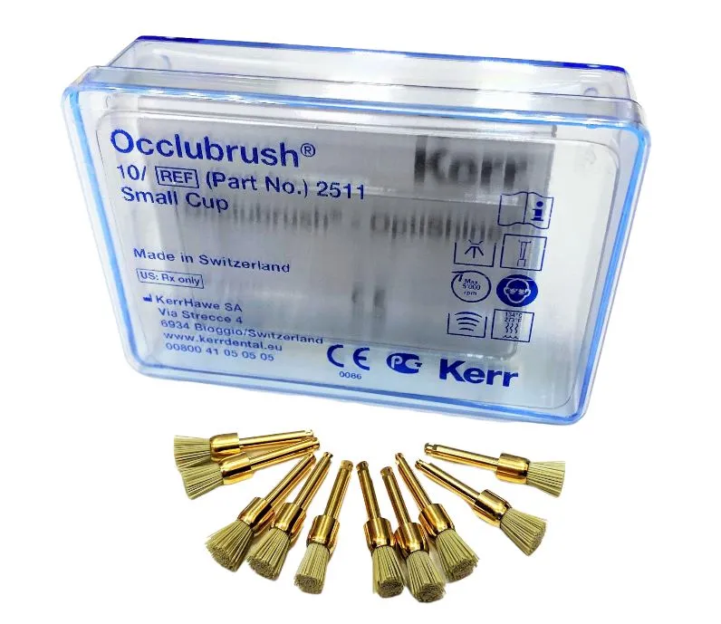 Щеточки полировочные, Kerr, Occlubrush малая чаша 10шт