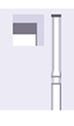 Боры стоматологические алмазные FG 839/012, 6шт. ISO код 314150524012, арт: FG221L/6