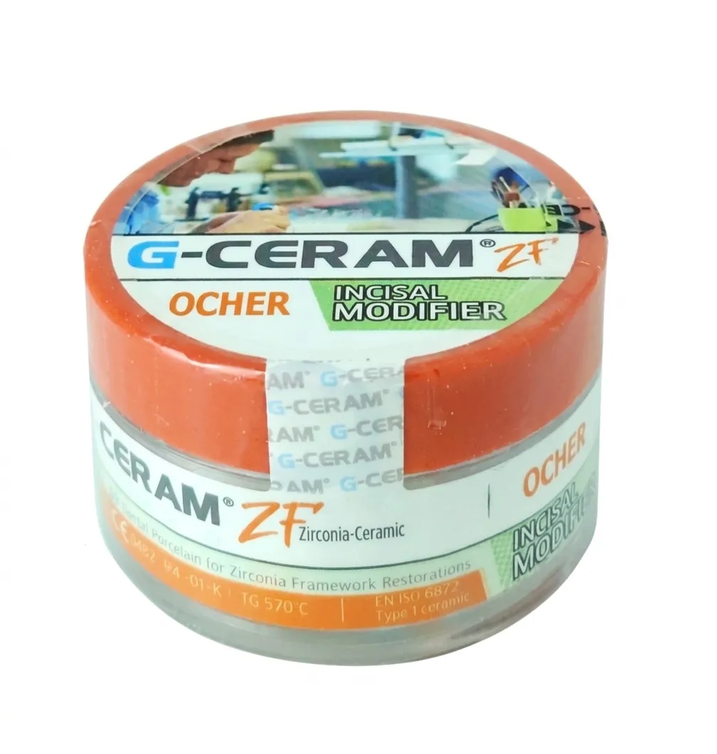 Керамическая масса, G-CERAM, ZF Incisal Modifier Ocher (15г)