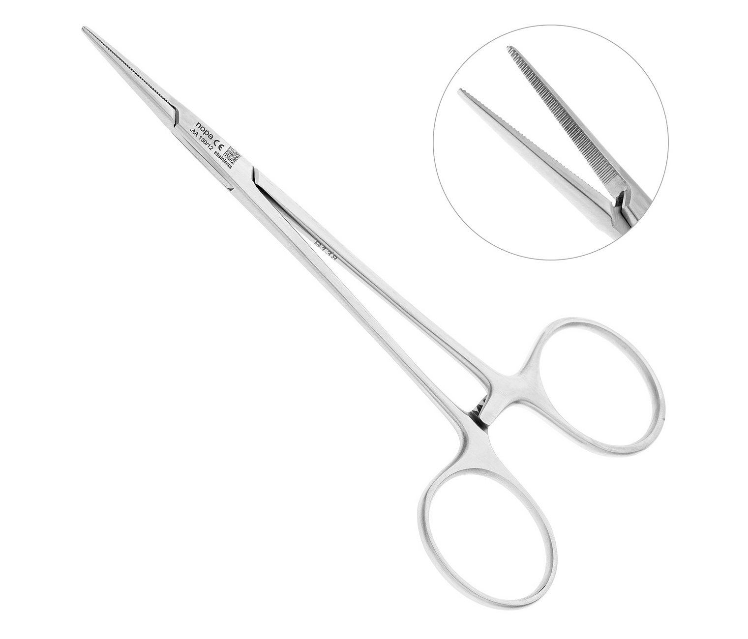 Nopa Instruments AA 130/12 - щипцы для артерии MICRO-MOSQUITO анатомические, прямые, 12 см