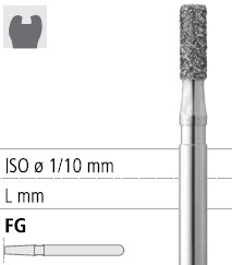 Боры стоматологические алмазные FG 835/009, 1шт. ISO код 314109534009., арт: FG212/1 C