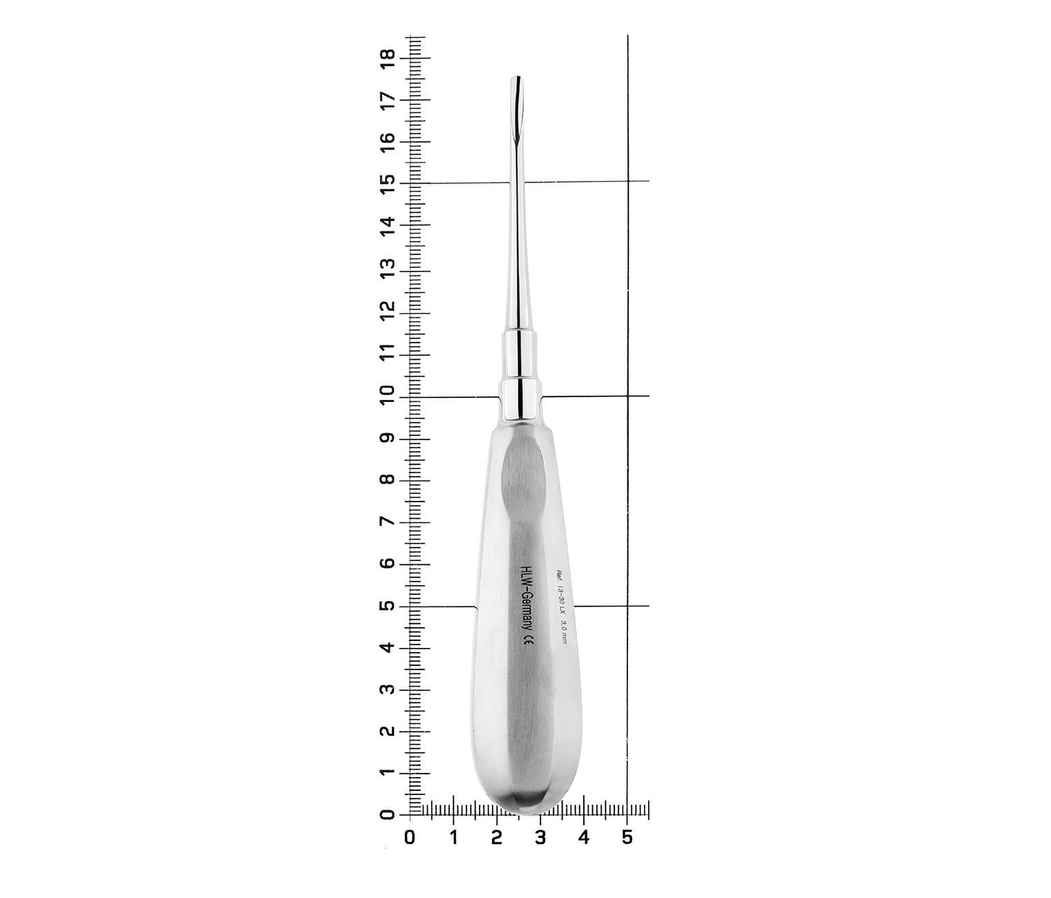 HLW 13-30LX - люксатор, изогнутый вверх, 3 мм