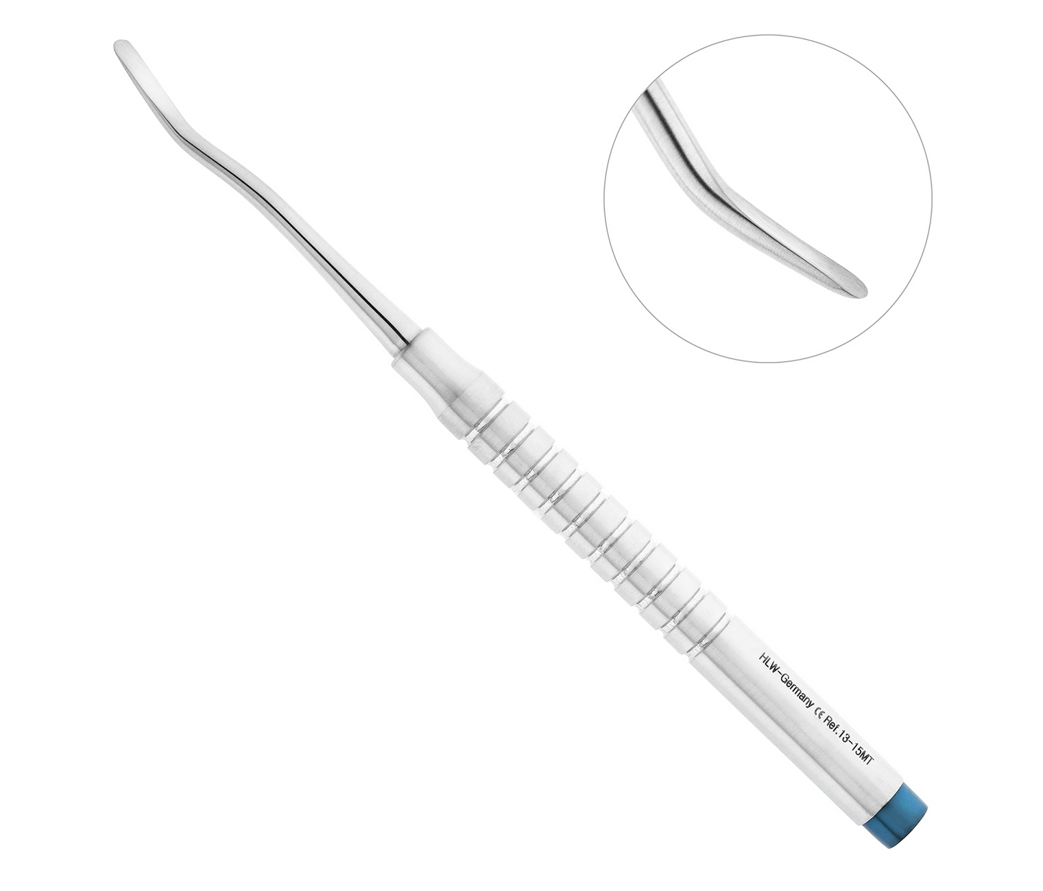 HLW 13-15MT - элеватор мини изогнутый, 3,5 мм, дистальный