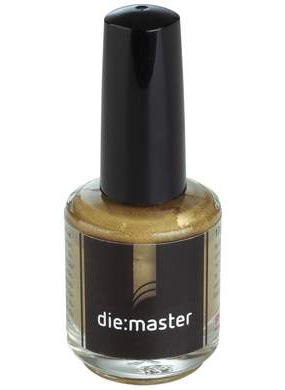 Лак дистанционный для штампиков золотой (die:master gold), 15мл., арт: 1956-0500