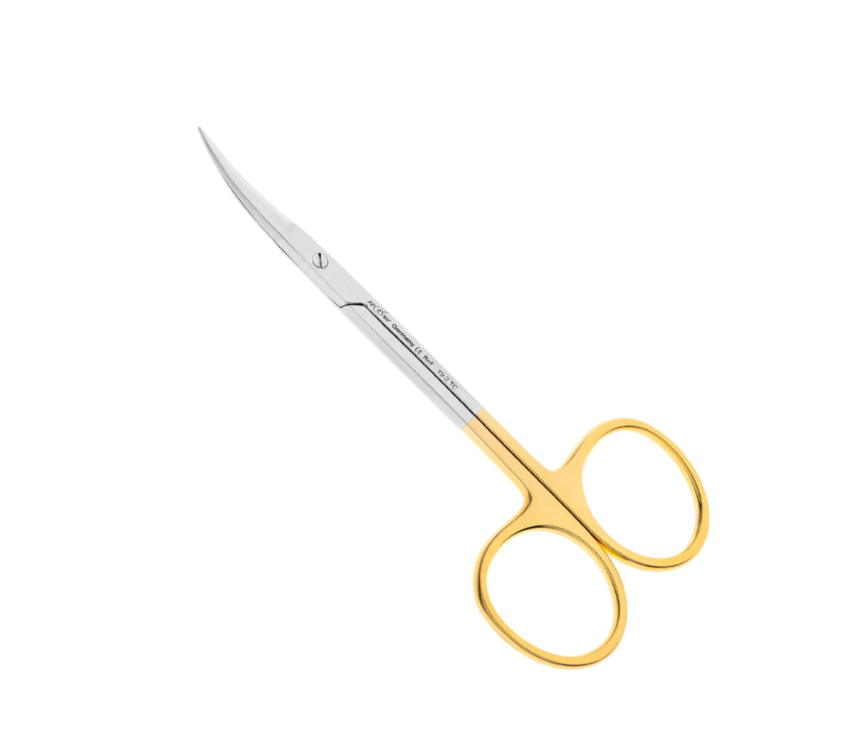HLW 19-2TC - ножницы хирургические изогнутые Iris-Schere TC, 115 мм
