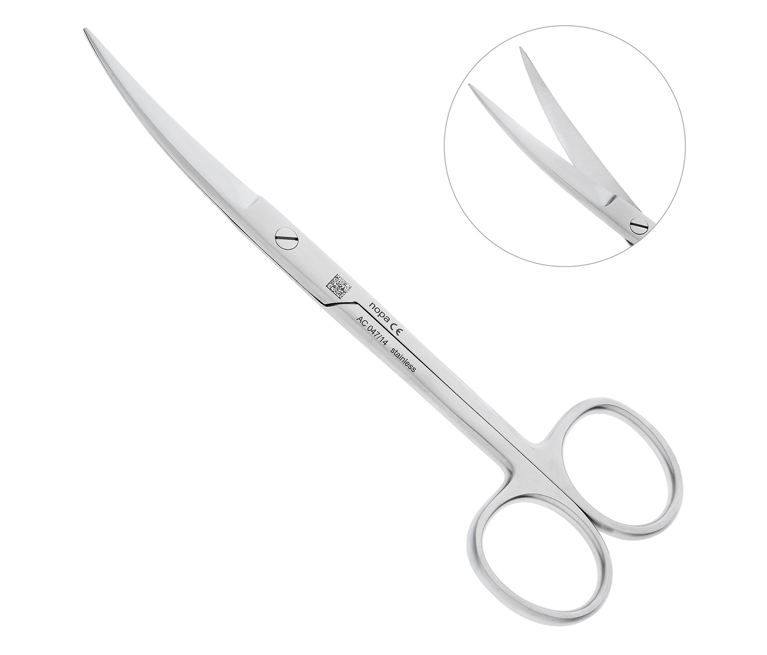 Nopa Instruments AC 047/14 - ножницы операционные GRAZIL, изогнутые, 14,5 см