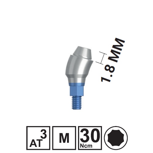 Мультиюнит угловой VEGA RV PERMANENT 18 грд, GH3 мм, с винтом, арт: 18 10 60