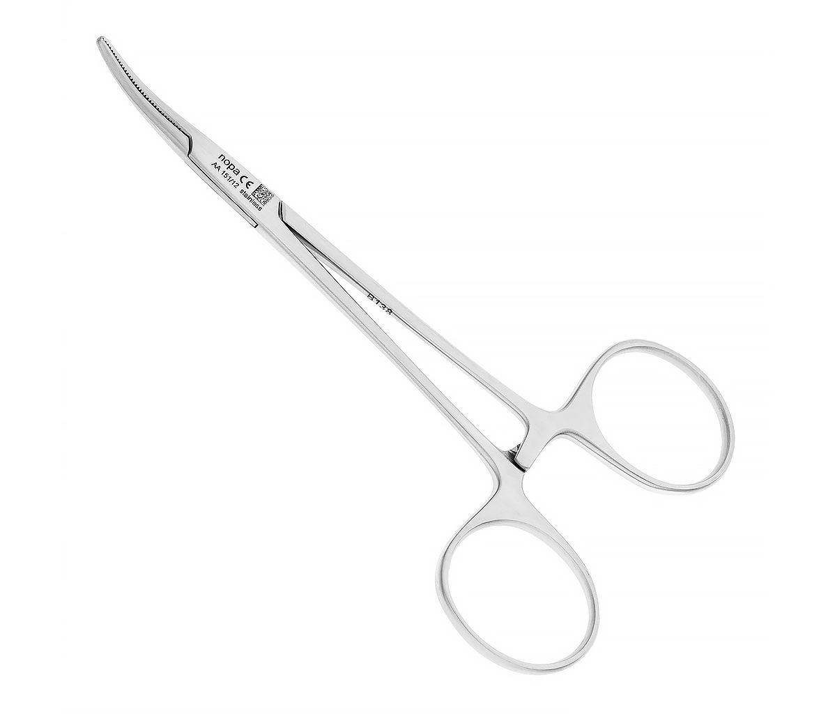Nopa Instruments AA 151/12 - зажим HALSTED-MOSQUITO изогнутый, 12,5 см
