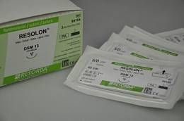 Нить хирургическая Ethicon Резолон 5-0 45 см Колющая 13 мм