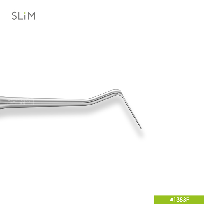 1383F Двухсторонняя прямая/дистальная гладилка SLIM. Эргономичная ручка Ø10mm