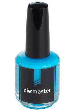 Лак дистанционный для штампиков синий (die:master blue), 15мл., арт: 1956-0300