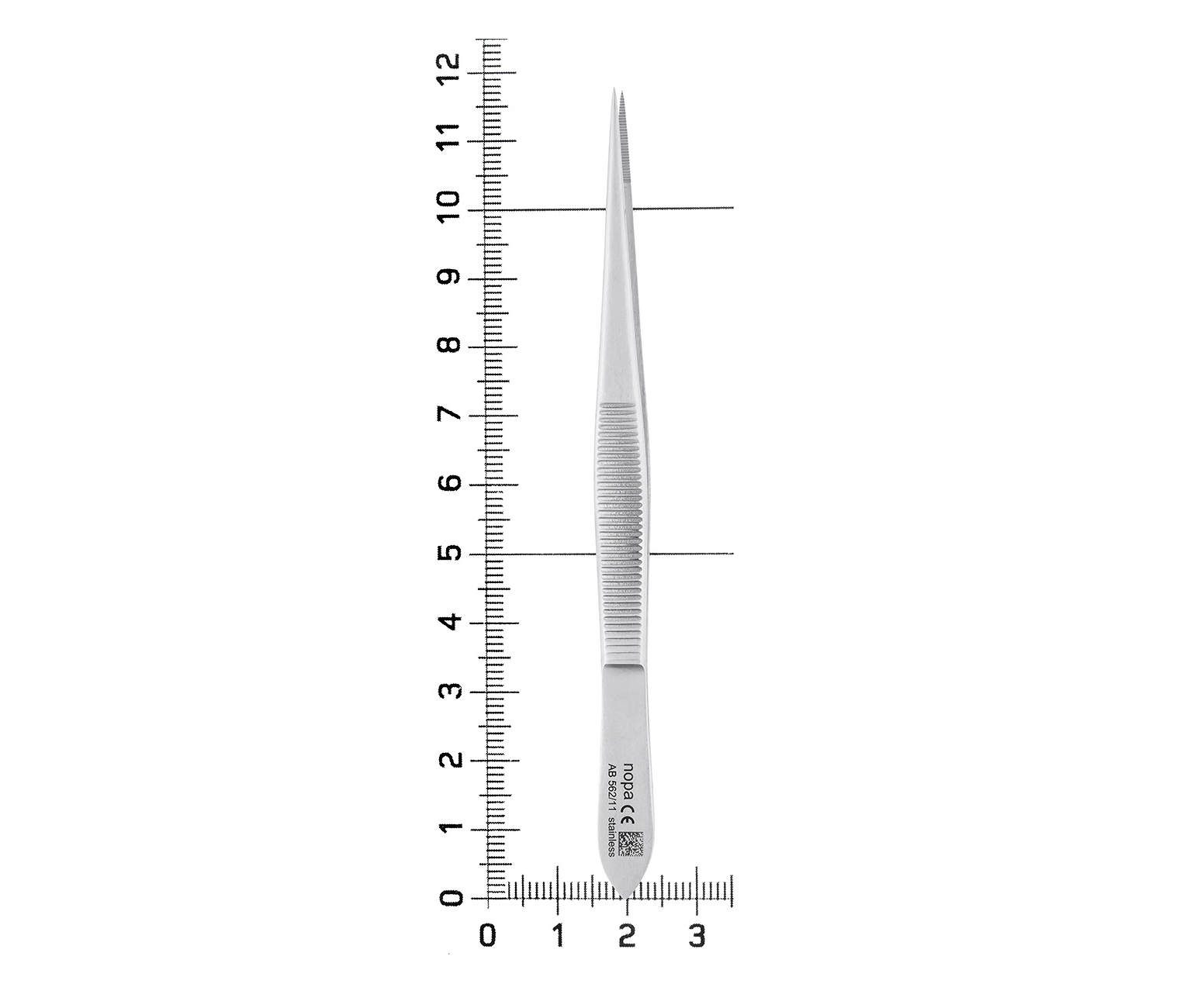 Nopa Instruments AB 562/11 - пинцет для удаления осколков со спицей или без спицы, AB 562/11