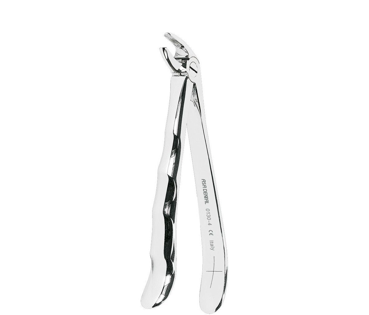 Asa Dental 0130-4 - щипцы N4 для нижних резцов и клыков с зубчиками с анатомической ручкой