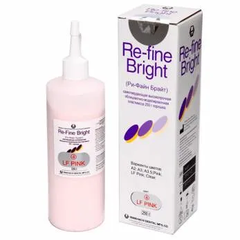 Пластмасса самотвердеющая, YAMAHACHI, Re-Fine Bright, LF PINK, 250г, 3мин