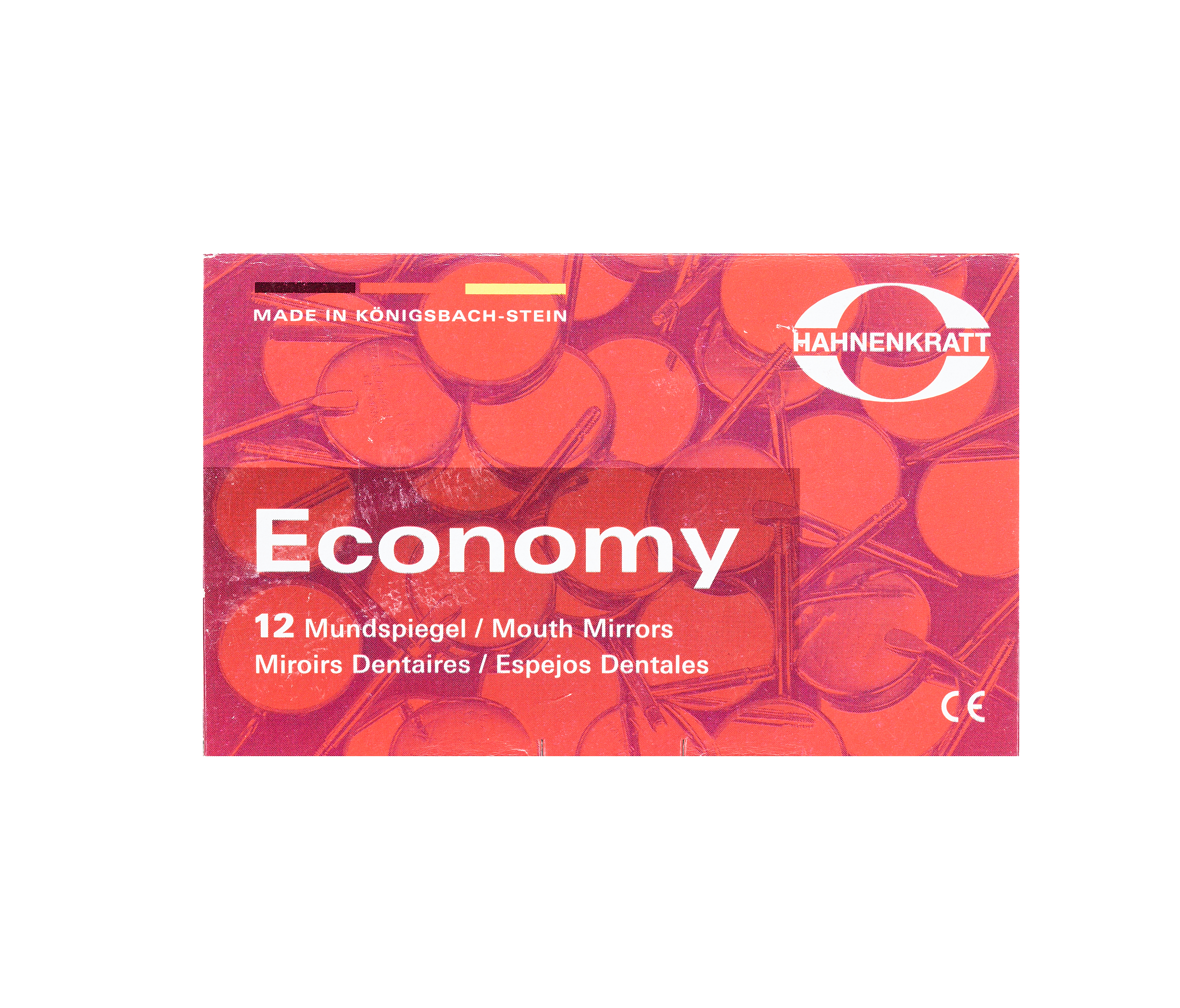 Hahnenkratt ECONOMY RS - зеркало без ручки, №4, диаметр 22 мм, 12 шт