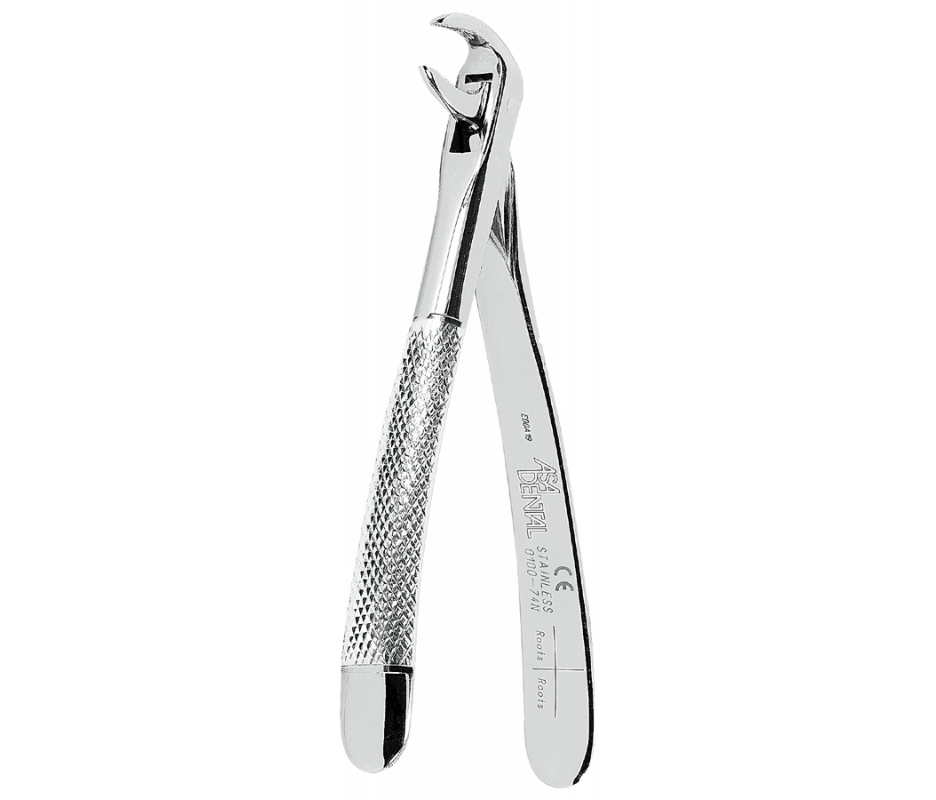 Asa Dental 0100-74N - щипцы N74N для нижних корней с зубчиками