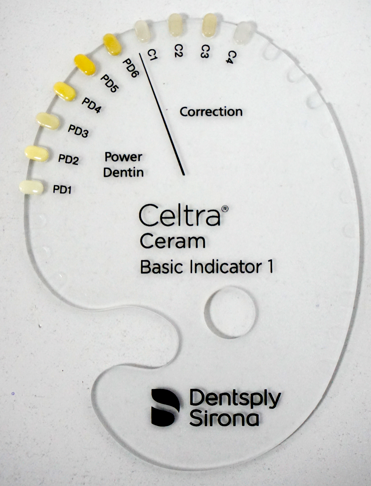 Celtra Ceram Шкала цветов Shade Indicator - Basic Indicator 1, арт: 601002