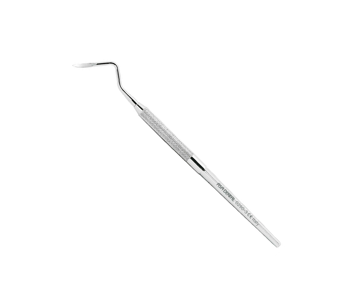 Asa Dental 0290-3 - элеватор изогнутый очень узкий к себе с длинной ручкой