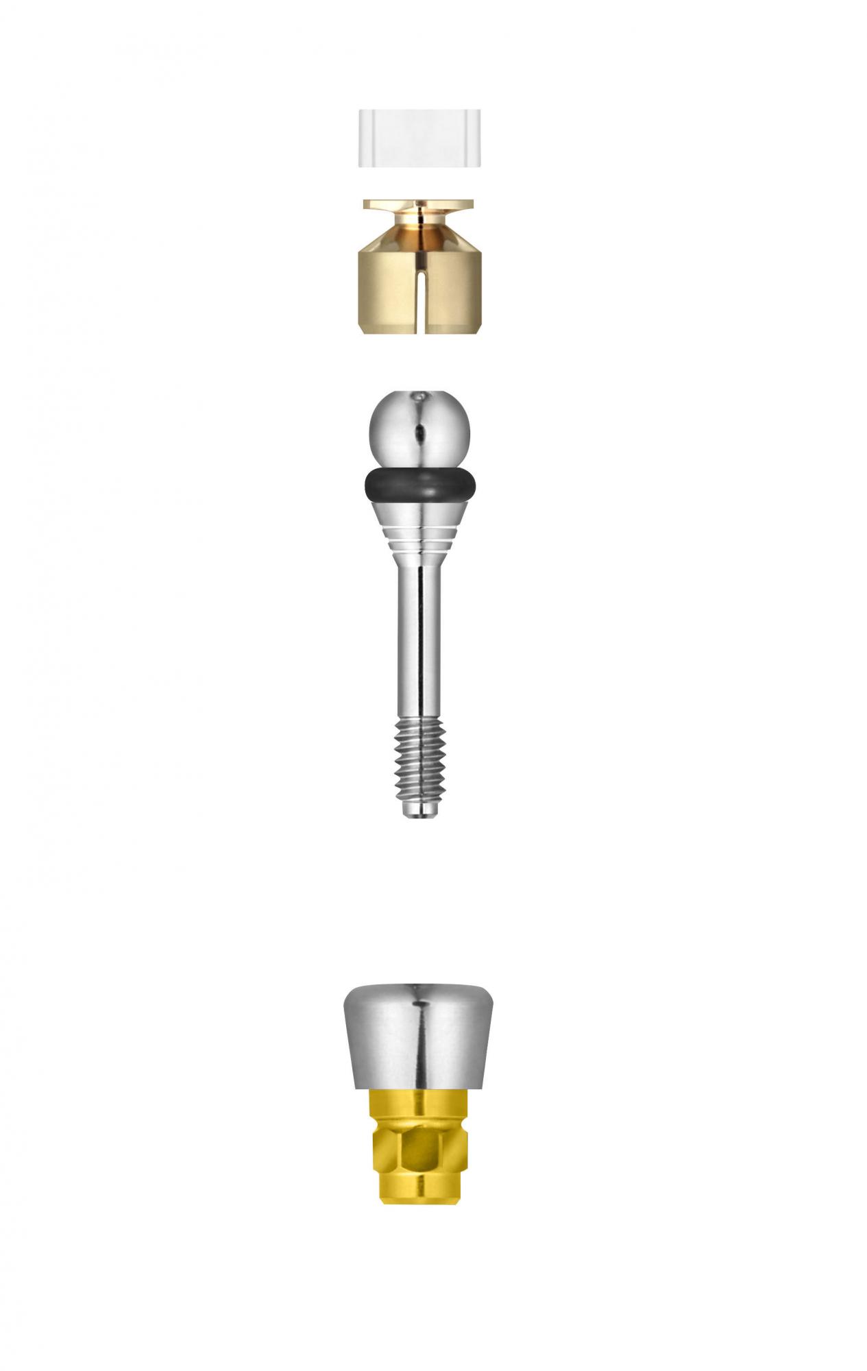 Шаровидный аттачмент FRIADENT Ball and Socket Attachment, размер D3.8/GH3, арт: 45-3143