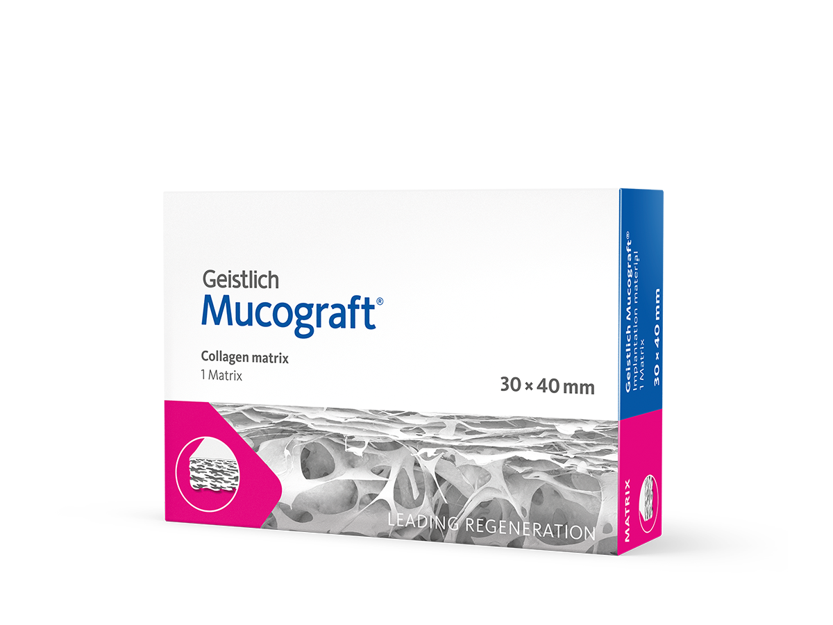 Mucograft 30х40 мм, коллагеновый матрикс для регенерации мягких тканей, арт: 30774.1 / 500102