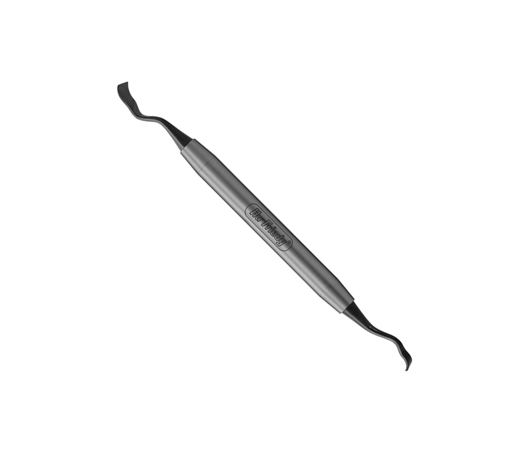 Hu-Friedy Bone Scraper Buser #1/3, 4/6 мм - костный скребок, ручка Black Line