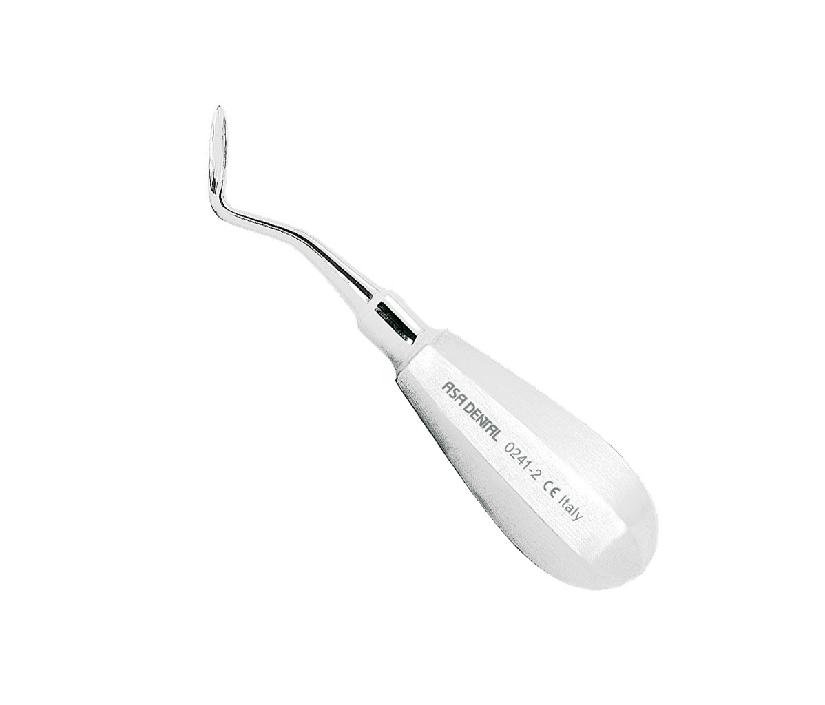 Asa Dental 0241-2 - элеватор N2 изогнутый от себя, 3,5 мм