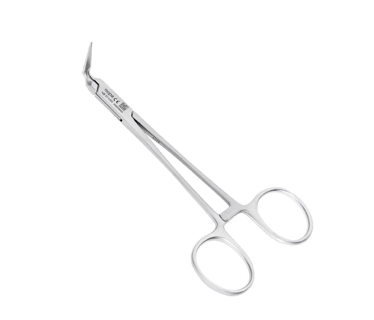 Nopa Instruments AB 571/90 - щипцы извлекающие для костных обломков, изогнутые на 90 градусов, 13,5 см