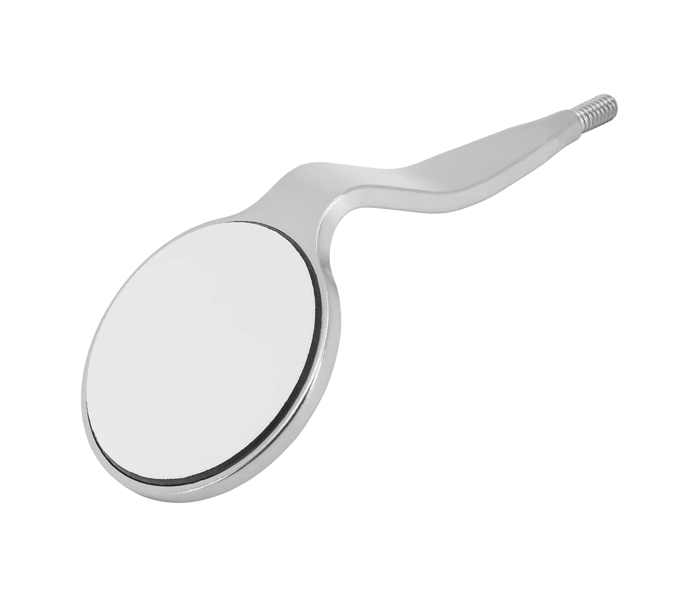 Hahnenkratt MEGAduo FS Rhodium - родиевое зеркало двухстороннее, без ручки, плоское, №4, диаметр 22 мм, 6 шт