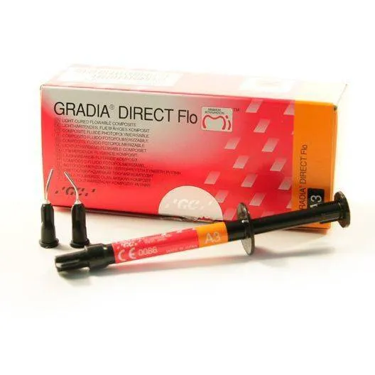 Жидкотекучий композит, GC, Градиа Директ Флоу (Gradia Direct Flo), A3, 2 шпр.х 1,5 г