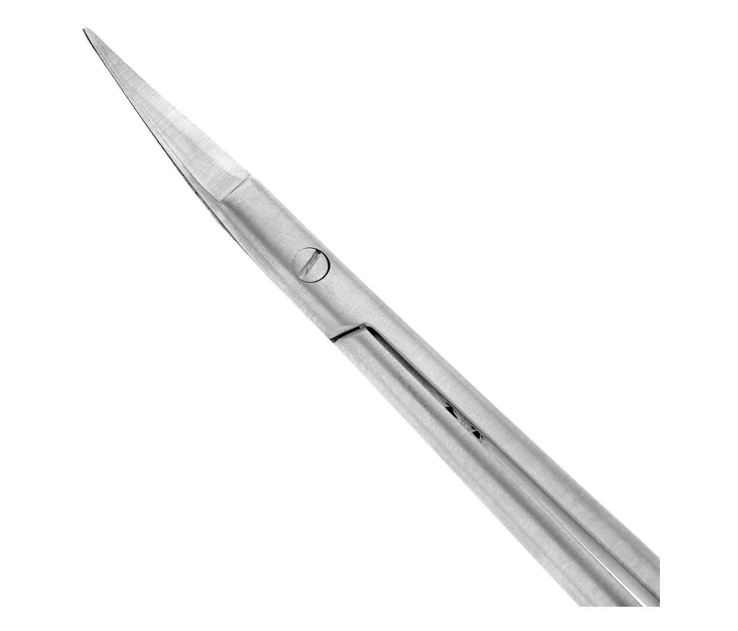 HLW 40-48B - ножницы хирургические изогнутые Micro Schere TC, 170 мм