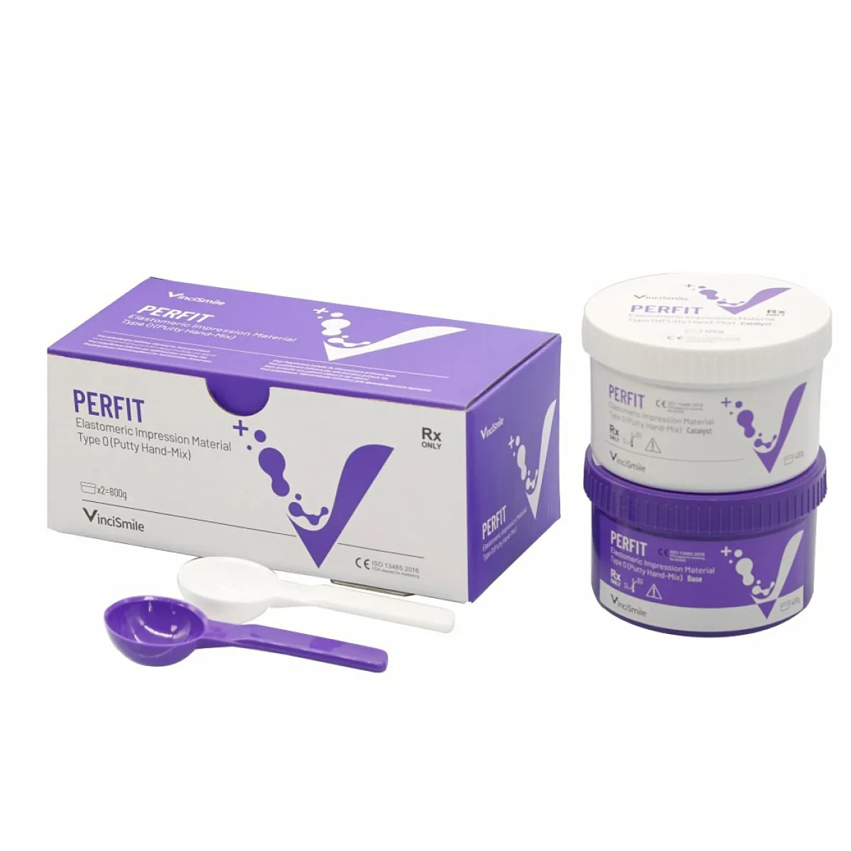 Слепочная масса, VinciSmile, Перфит Патти (PERFIT Putty), 400г+400г