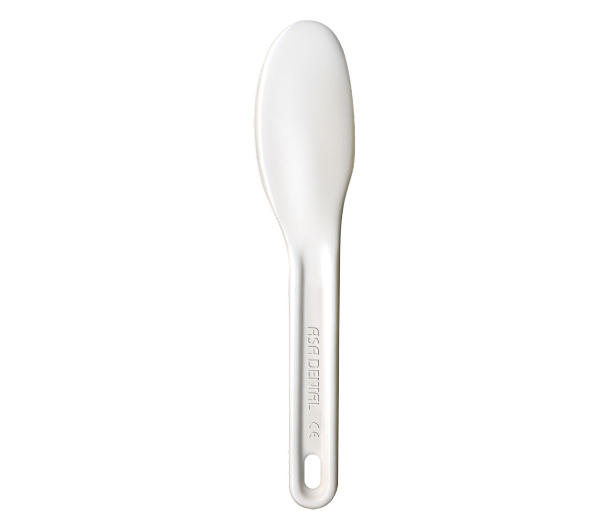 Asa Dental 5401-B - шпатель для гипса и альгинатов пластиковый, 19 см, белый