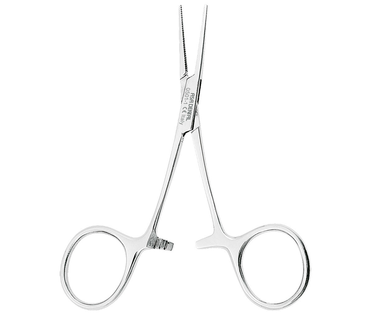 Asa Dental 0501-1 - зажим "Москит" прямой, 10 см