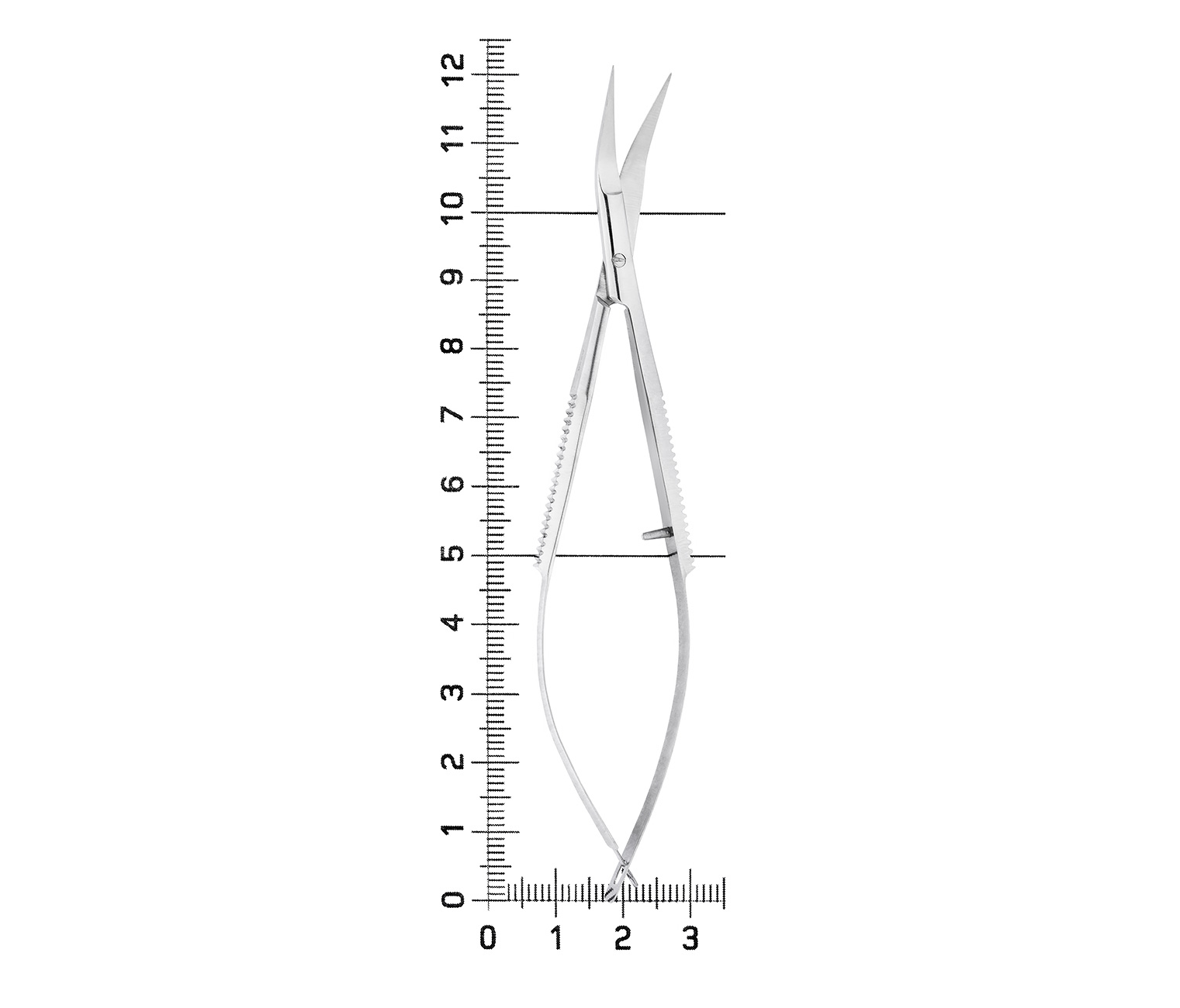 Nopa Instruments AC 751/12 - микроножницы NOYES изогнутые, 12 см