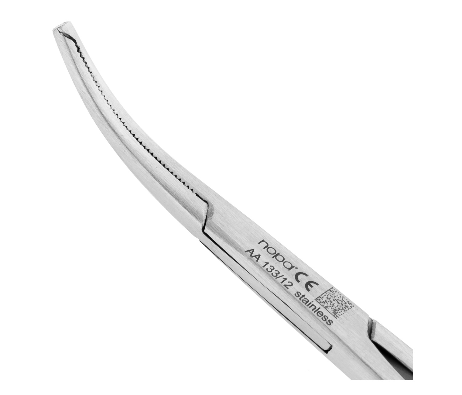 Nopa Instruments AA 133/12 - щипцы для артерии MICRO-MOSQUITO хирургические, изогнутые, 12 см